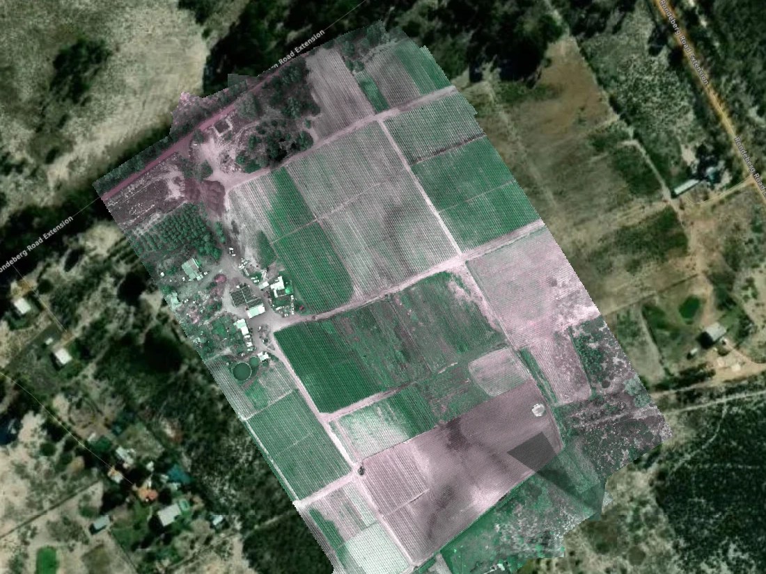 Orthomosaic of a farm